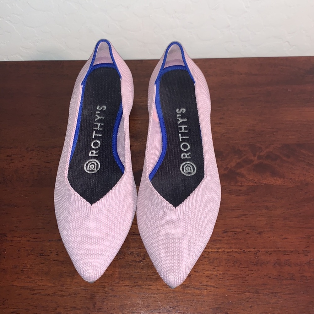 ROTHY’S BRAND NEW SIZE 5.5 POINTED TOE FLATS - Picture 2 of 8